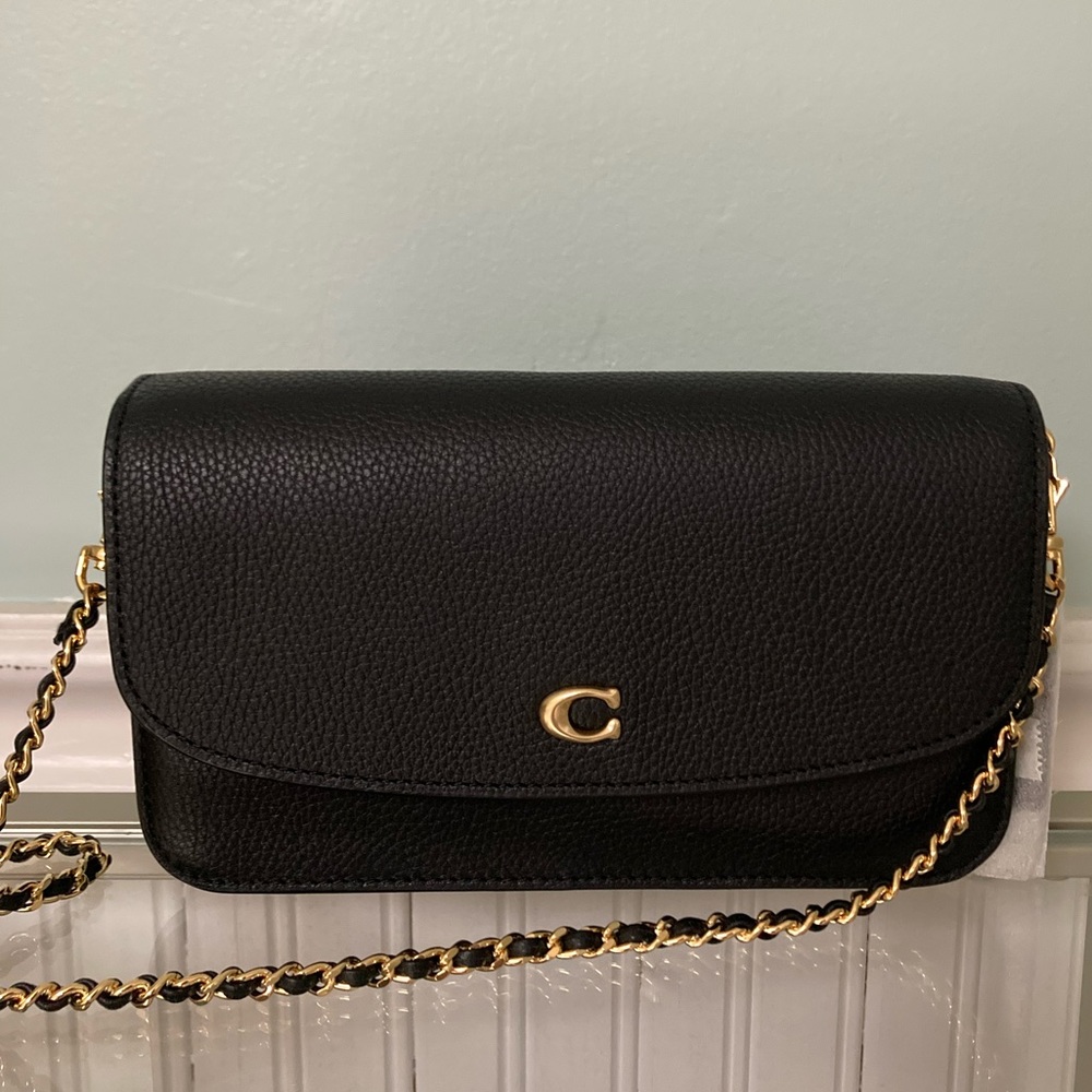 Coach Hayden Crossbody in Black Pebble Leather